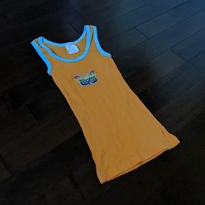 Amazing orange butterfly tank top 🦋